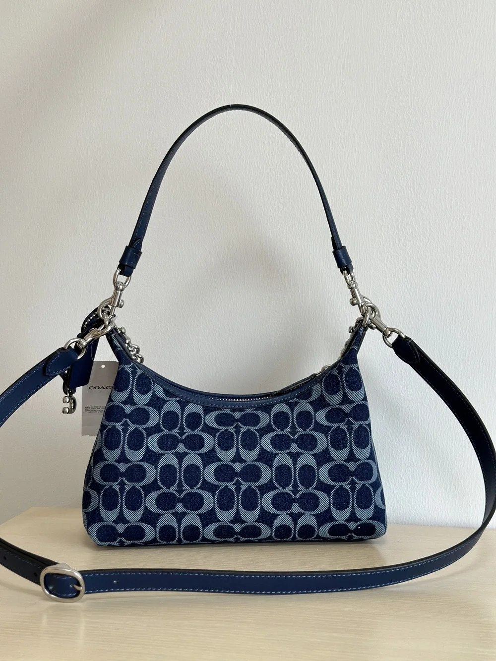 Coach blue backpack